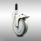Service Caster 5 Inch 316SS Gray Poly Swivel 7/8 Inch Expanding Stem Caster Lock Brake SCC SCC-SS316TTLEX20S514-PPUB-78 - alternate 1